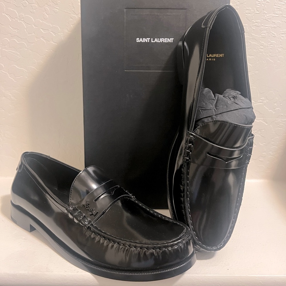 YSL Monogram Penny Loafer 9US/42EU
